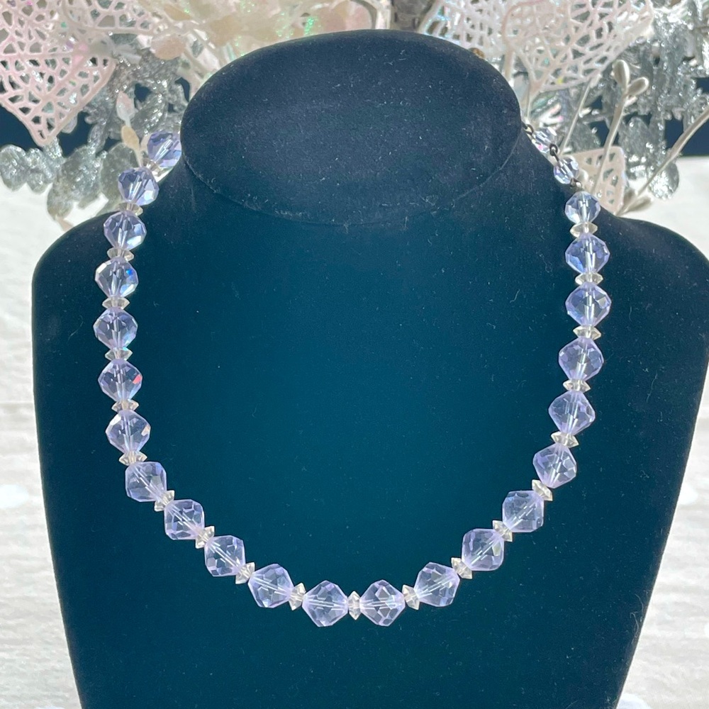 Signed Laguna AB Lavender Necklace